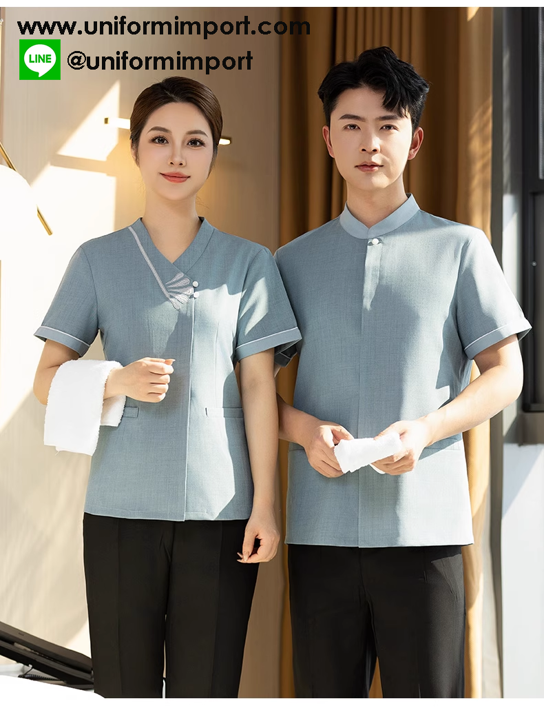 เสื้อพนักงานทำความสะอาด