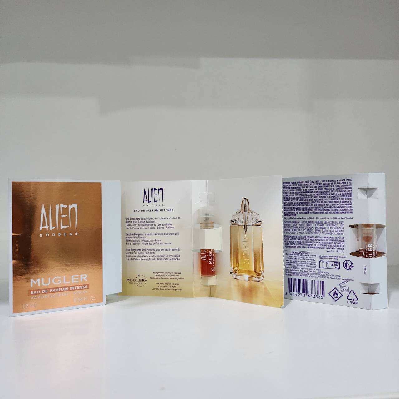 น้ำหอมไวออลแบบหลอด Thierry Mugler Alien Goddess Intense Eau de Parfum 1.2ml ขนาดทดลอง น้ำหอมไวออลVIAL