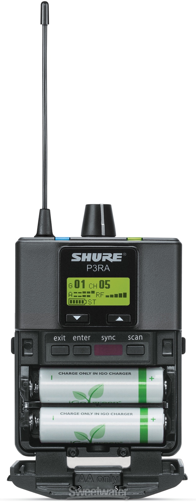 Shure PSM 300 Professional Bodypack Receiver P3RA Frequency