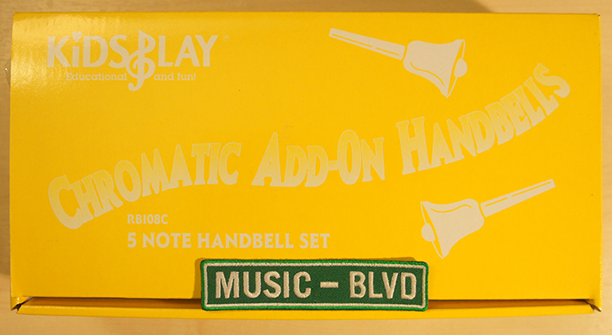 KidsPlay RB108C 5 Note Chromatic Handbell Add On Set