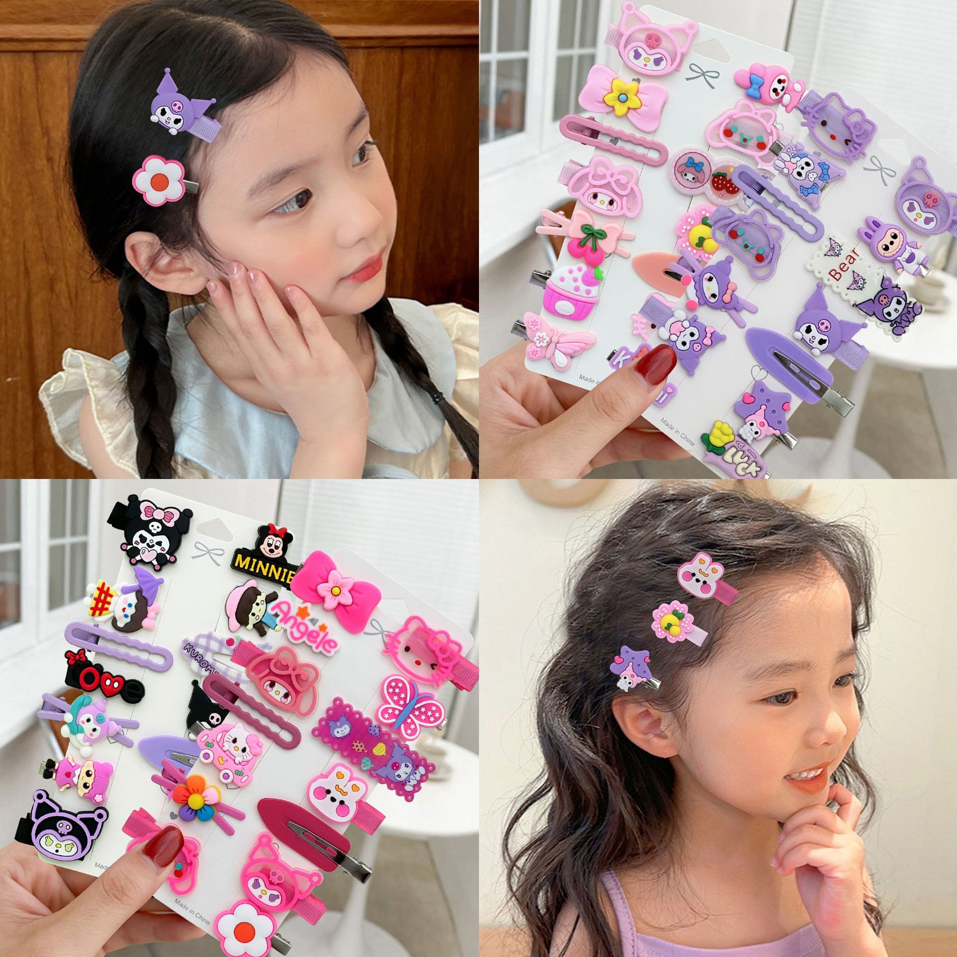 MYPINK 💕 กิ๊บติดผมเด็ก กิ๊บเซต 14 ชิ้น ดอกไม้ กิ๊บสวย สดใส สไตล์เกาหลี