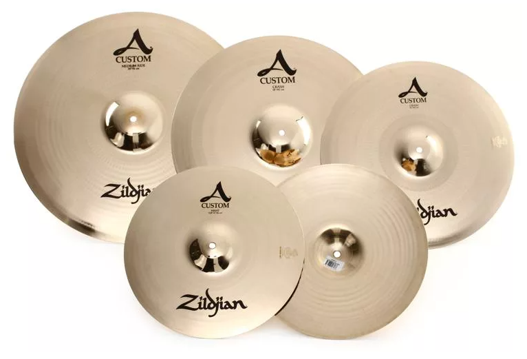 Zildjian A Custom Cymbal Set - 14-, 16-, 18-, and 20-inch