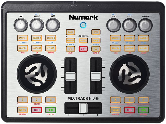 Numark Mixtrack Edge Slimline USB-powered DJ Controller