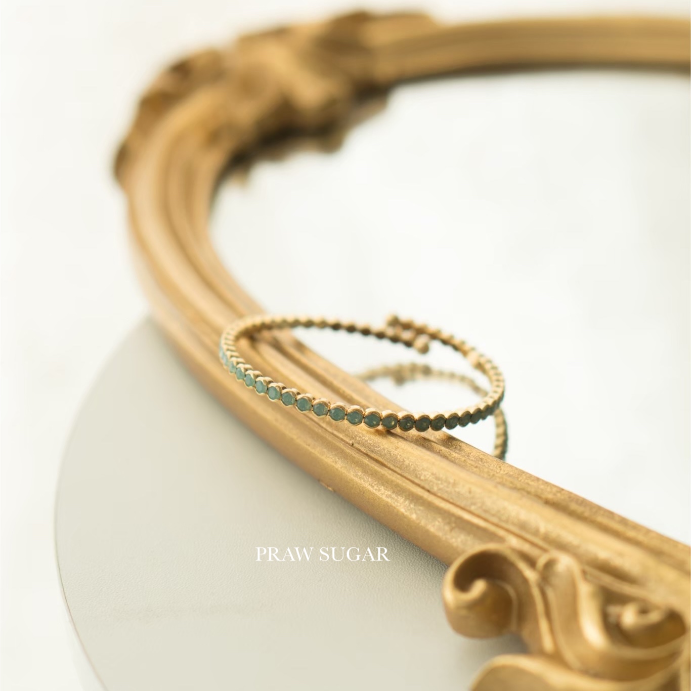 Lovely Pastel Color Bracelet - กำไลคริสตัลสีพาสเทลเม็ดเรียง (มี 5 สี)