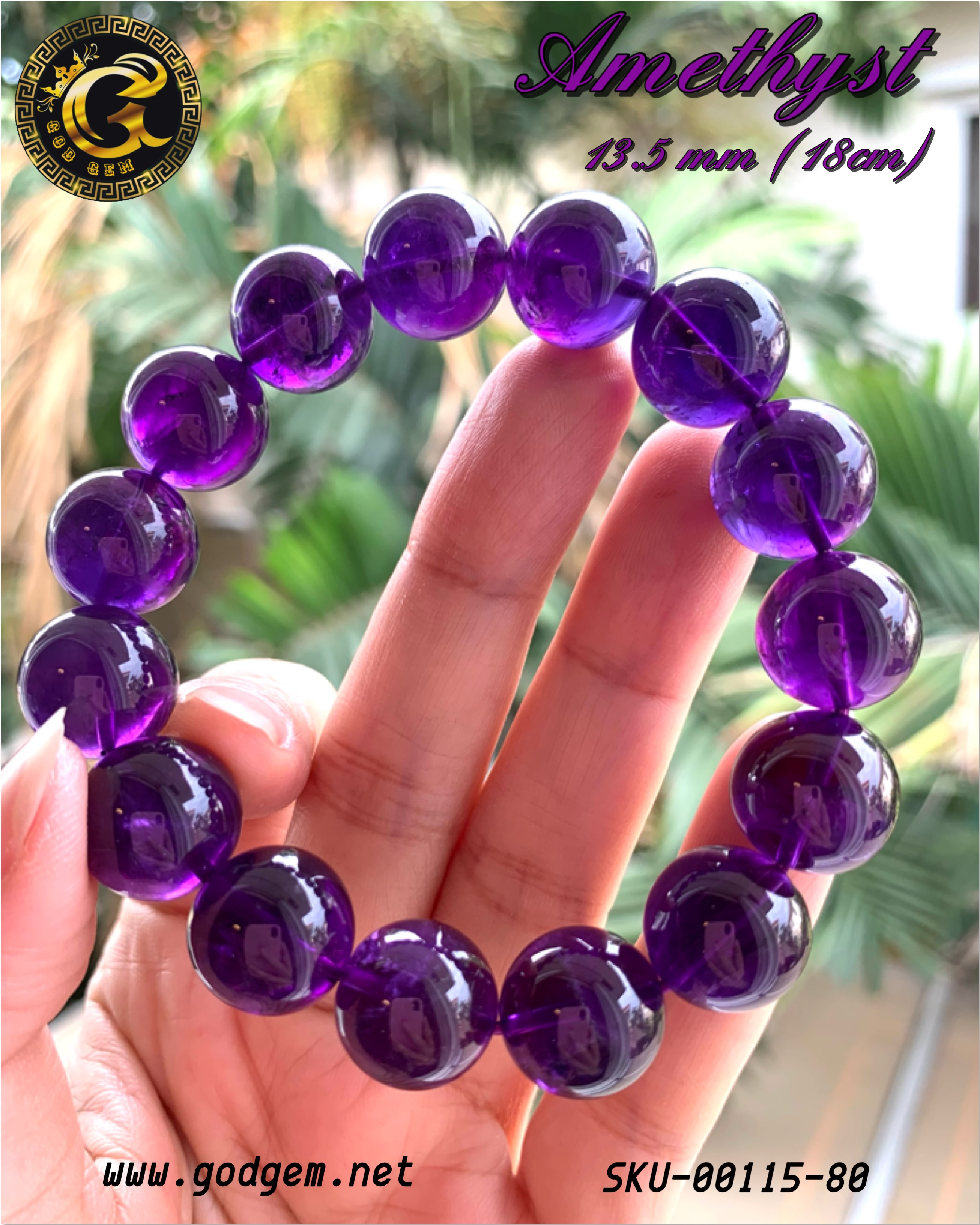 ข้อมือหินอเมทีสต์ อุรุกวัย