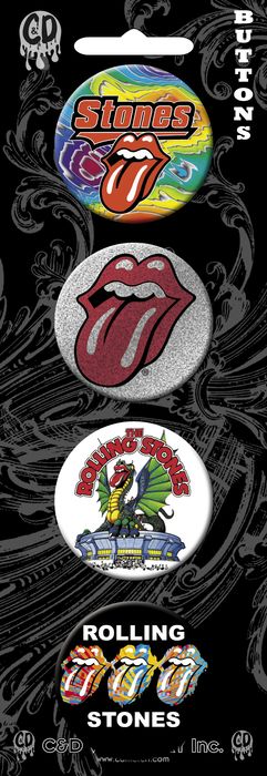 C&D Visionary Rolling Stones Button set (4 piece)
