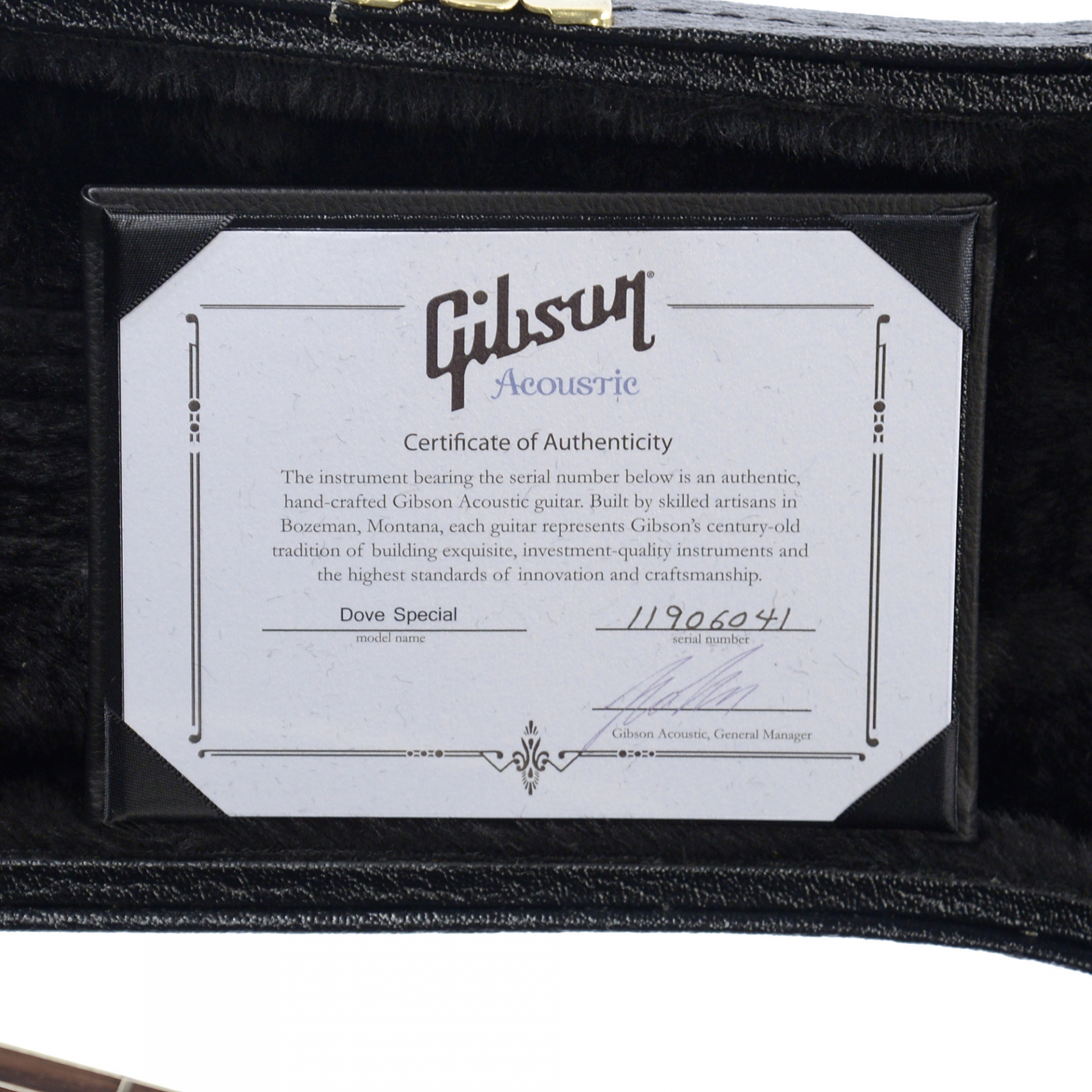 Gibson Montana Dove Ebony Special Sitka/Maple w/LR Baggs Element VTC (Limited Edition of 50)