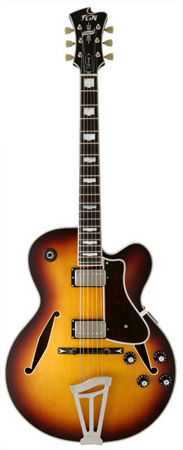 FGN Guitars Masterfield series MFA-HH - Jazz Burst