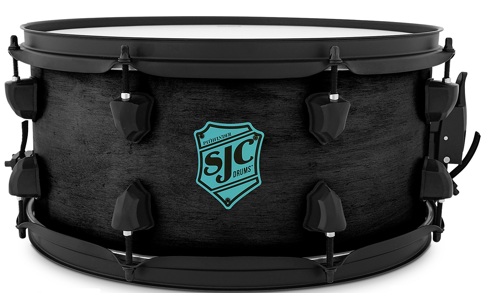 SJC Drums Pathfinder Snare Drum 14 x 6.5 in. Midnight Black Satin