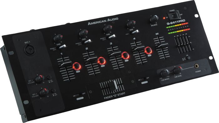 American Audio Q-2411 PRO 4-Channel DJ Mixer