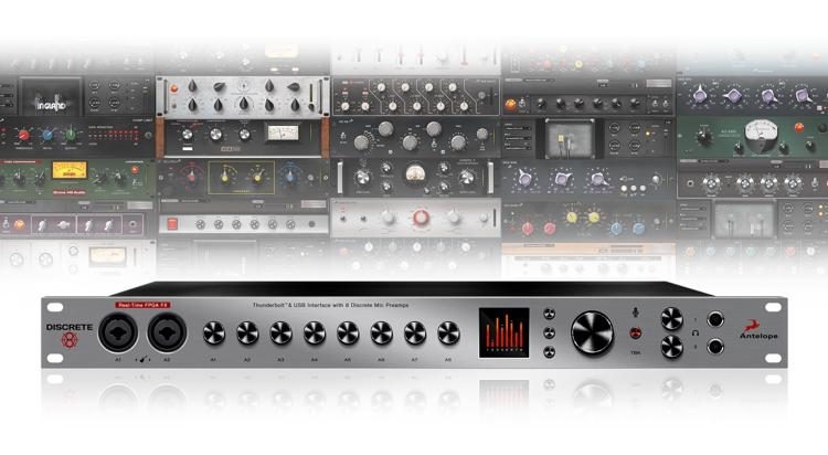 Antelope Audio Discrete 8 AFX Microphone Preamp and Thunderbolt/USB Interface