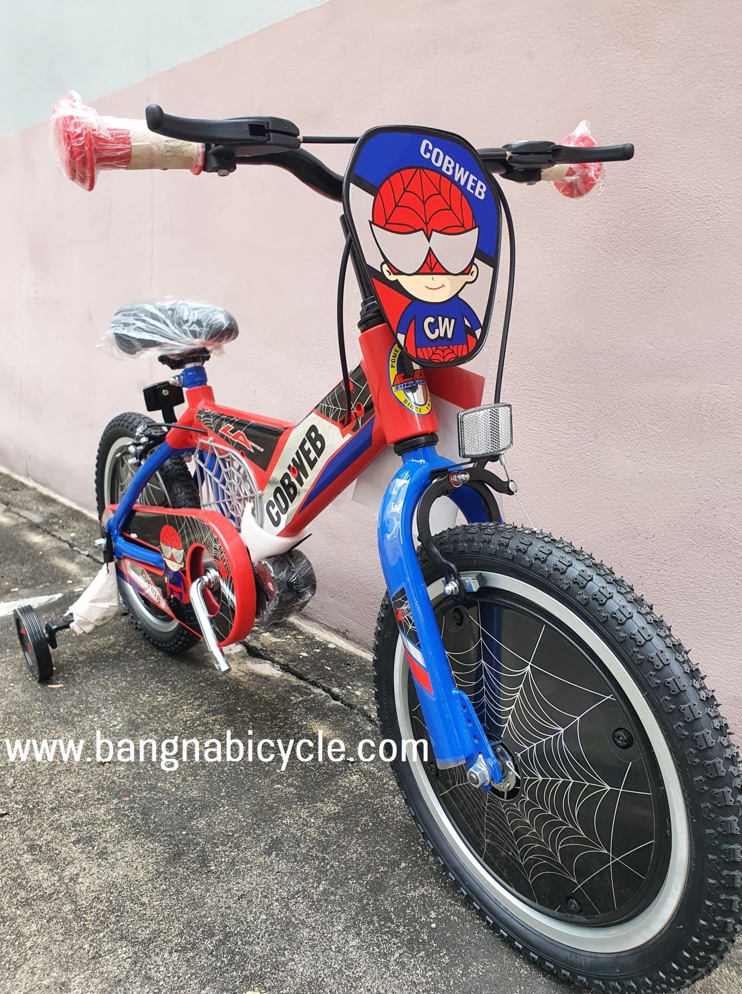 [หมด] จักรยานเด็ก LA Cobweb 16 นิ้ว ลายใหม่ ล็อตใหม่