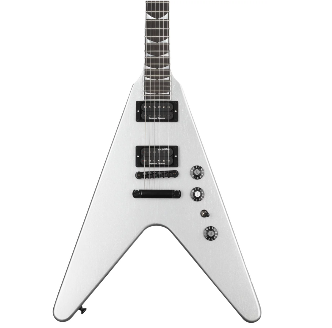 Gibson Dave Mustaine Flying V EXP Electric Guitar - Silver Metallic