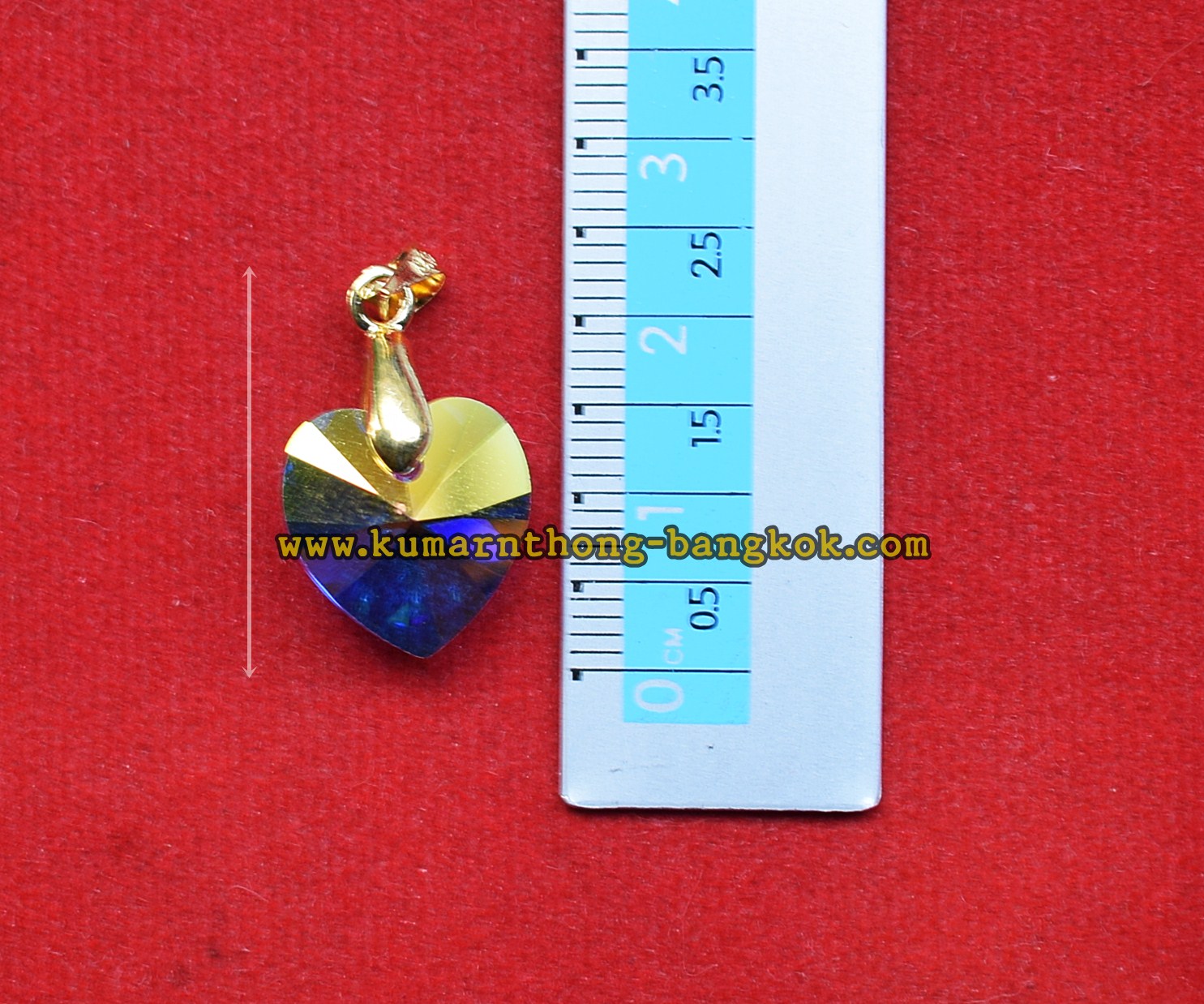 จี้ แก้วสารพัดนึก วัดบางพระ (หลวงพ่อเปิ่น) จ.นครปฐม ผลืกสีฟ้า ขนาดพกพา สูง 2.2ซม. กว้าง 1.4ซม ออกบูชา ปี2552-2553