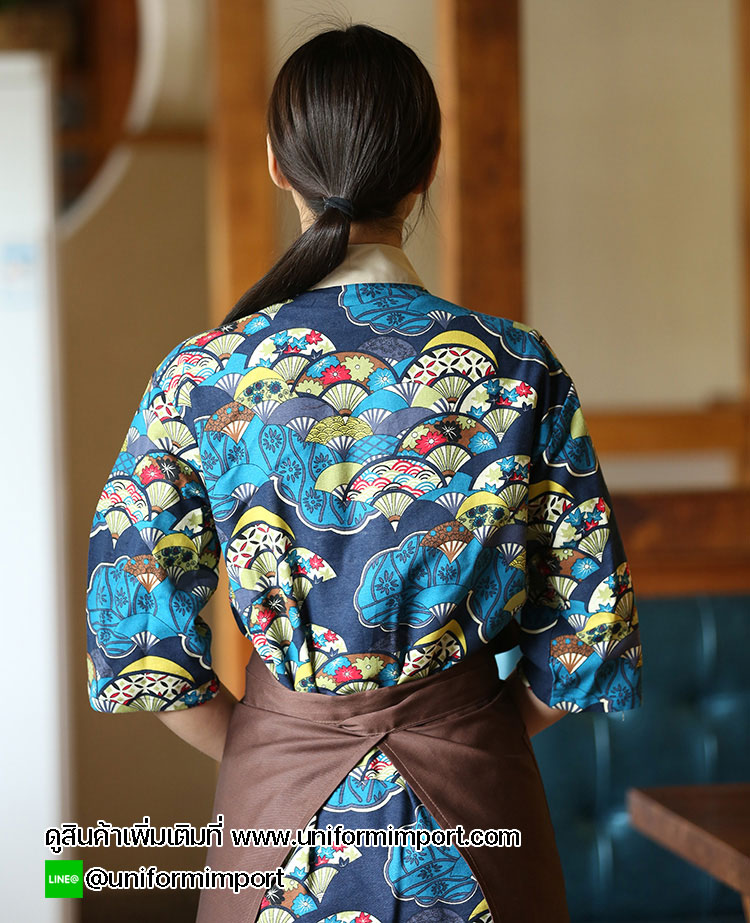 เสื้อเชฟญี่ปุ่น เสื้อเสริฟญี่ปุ่น