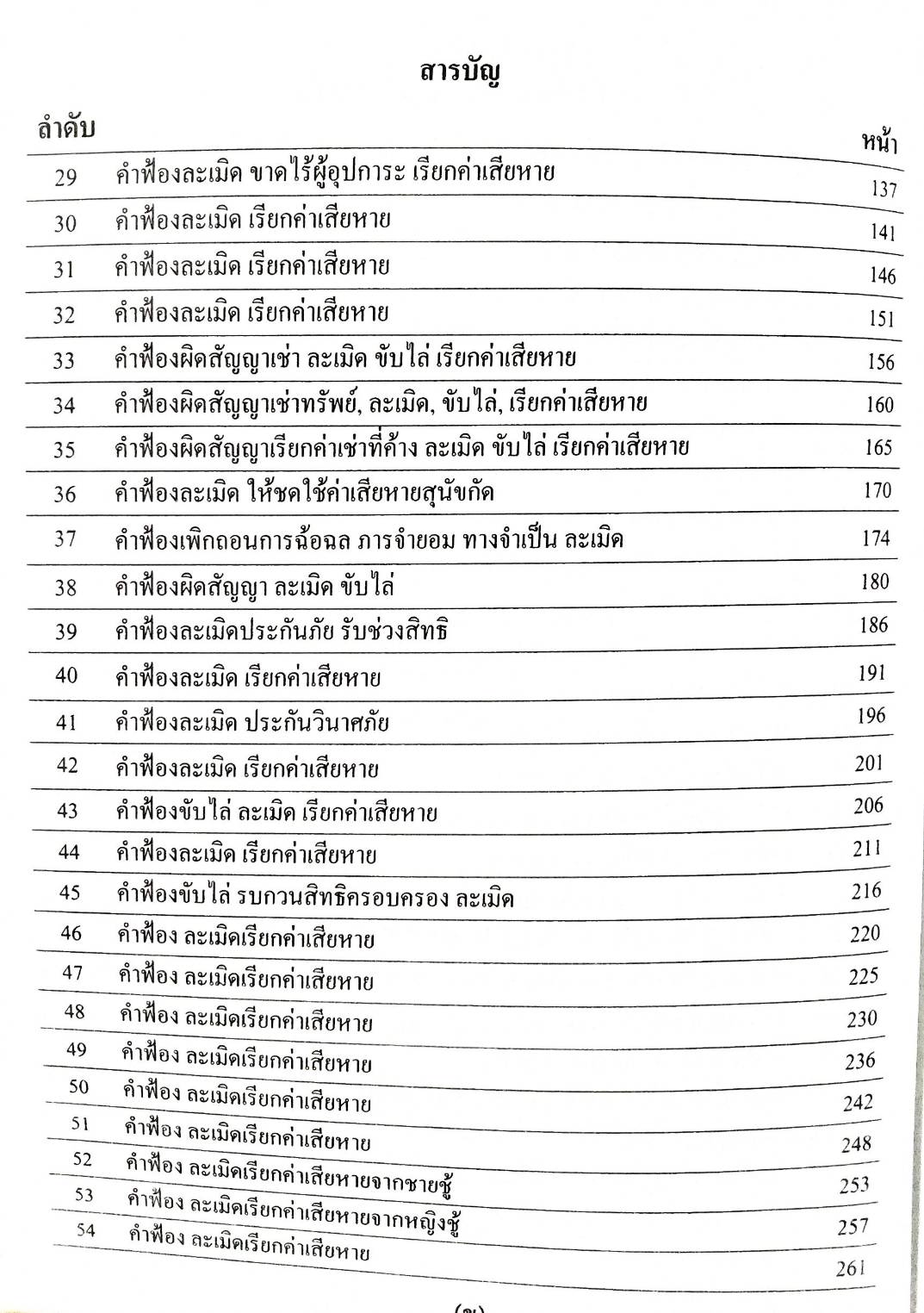 รวมคำฟ้องคดีแพ่ง เล่ม 3 ละเมิด