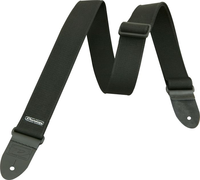 Dunlop D-38 Solid Guitar Strap Black