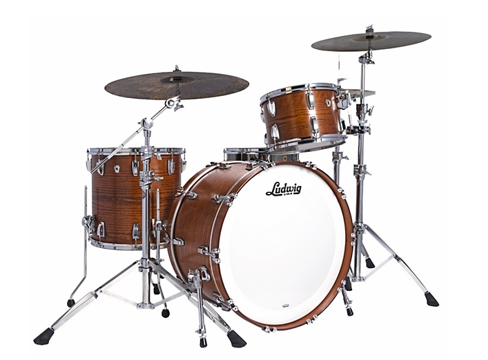 Ludwig Classic Oak 3-piece Pro Beat Shell Pack with 24 in. Bass Drum Tennessee Whiskey