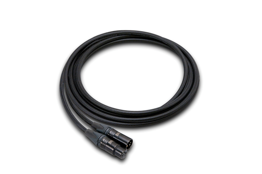 Hosa Elite Microphone Cable, Neutrik XLR3F to XLR3M, 3 ft (EMIC-003)