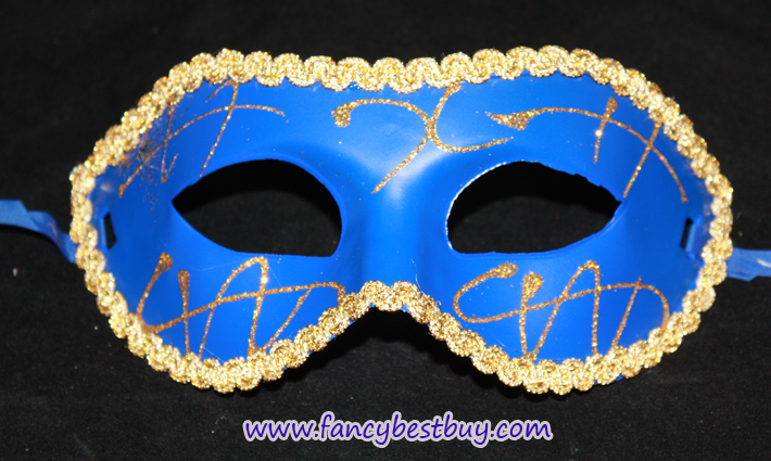 หน้ากากแฟนซี, หน้ากากปาร์ตี้ สำหรับประกอบชุดไปงานปาร์ตี้ ขนาด 24 * 9 ซม. มีหลายสี