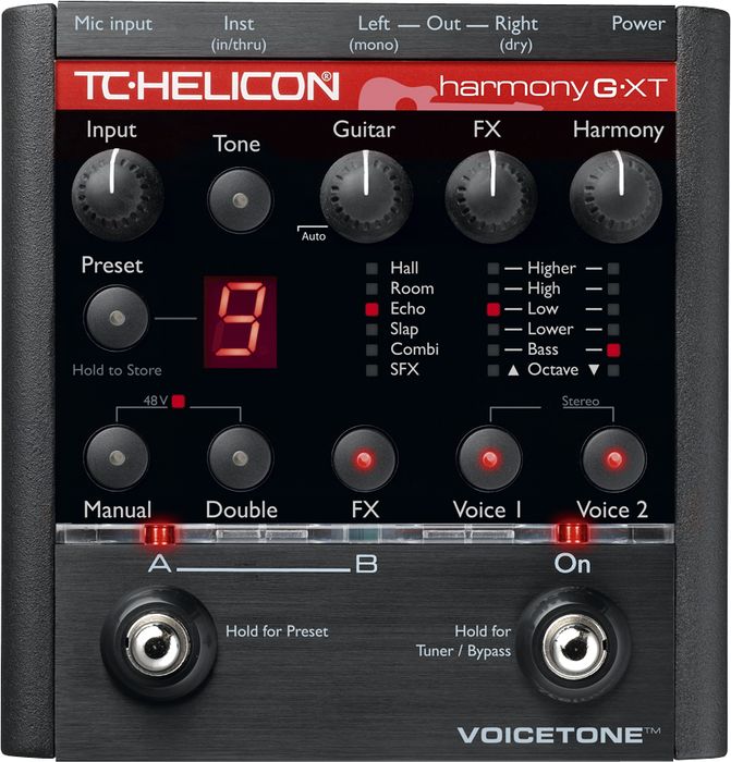 TC Helicon VoiceTone Harmony G-XT with MP-75 Mic