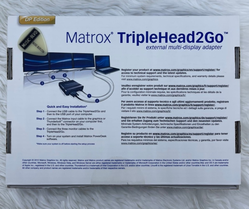 Matrox TripleHead2Go DP Edition External GXM