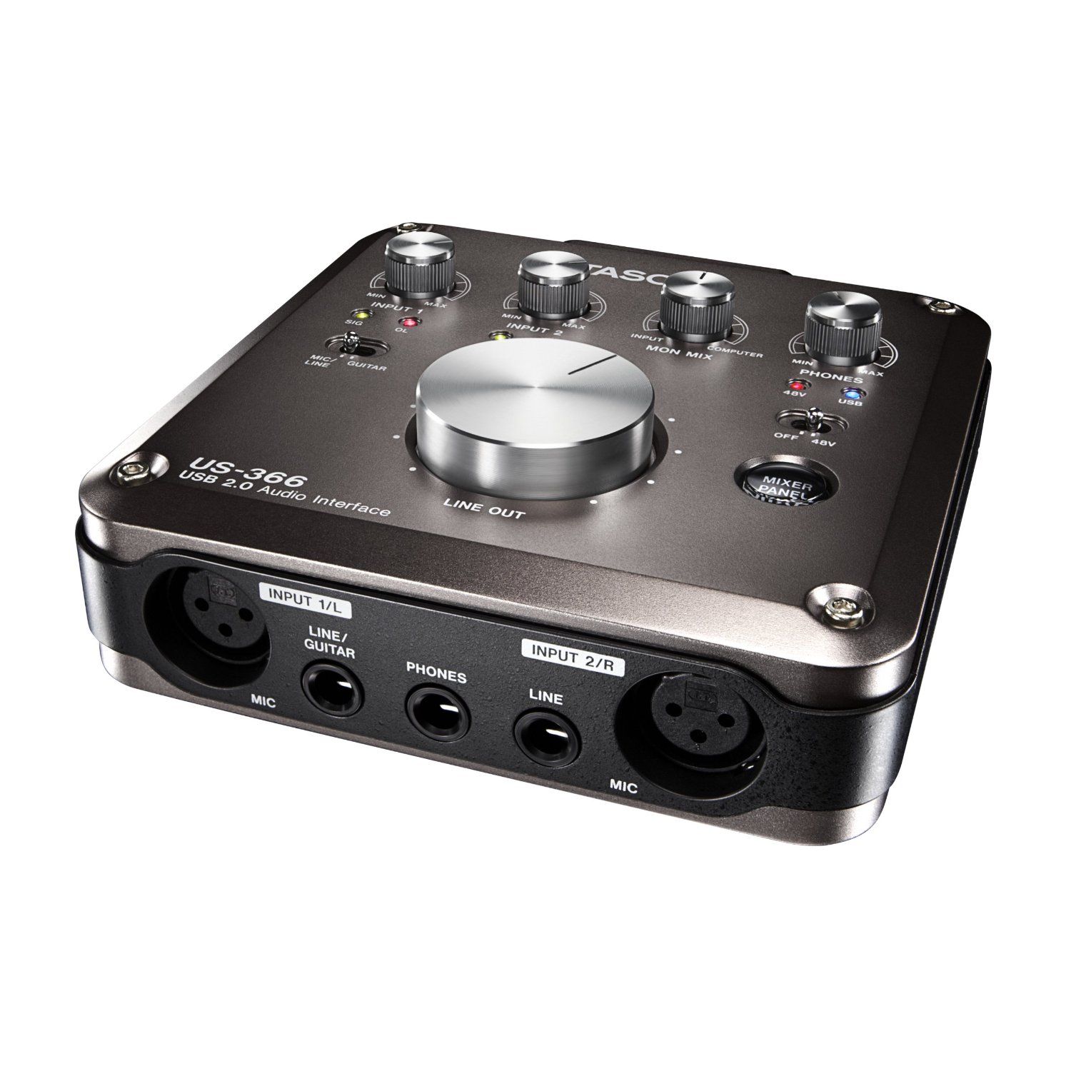 TASCAM US-366 4X6 or 6X4 USB Audio Interface