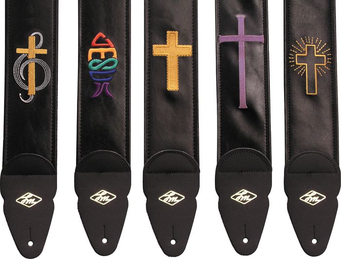 LM Products Embroidered 3 Inches Guitar Straps