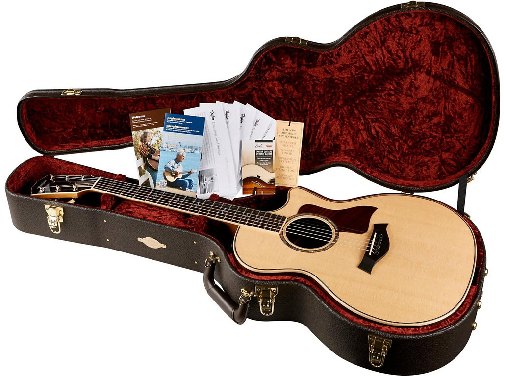 Taylor 814ce Grand Auditorium Cutaway ES2 Acoustic Electric Guitar Natural
