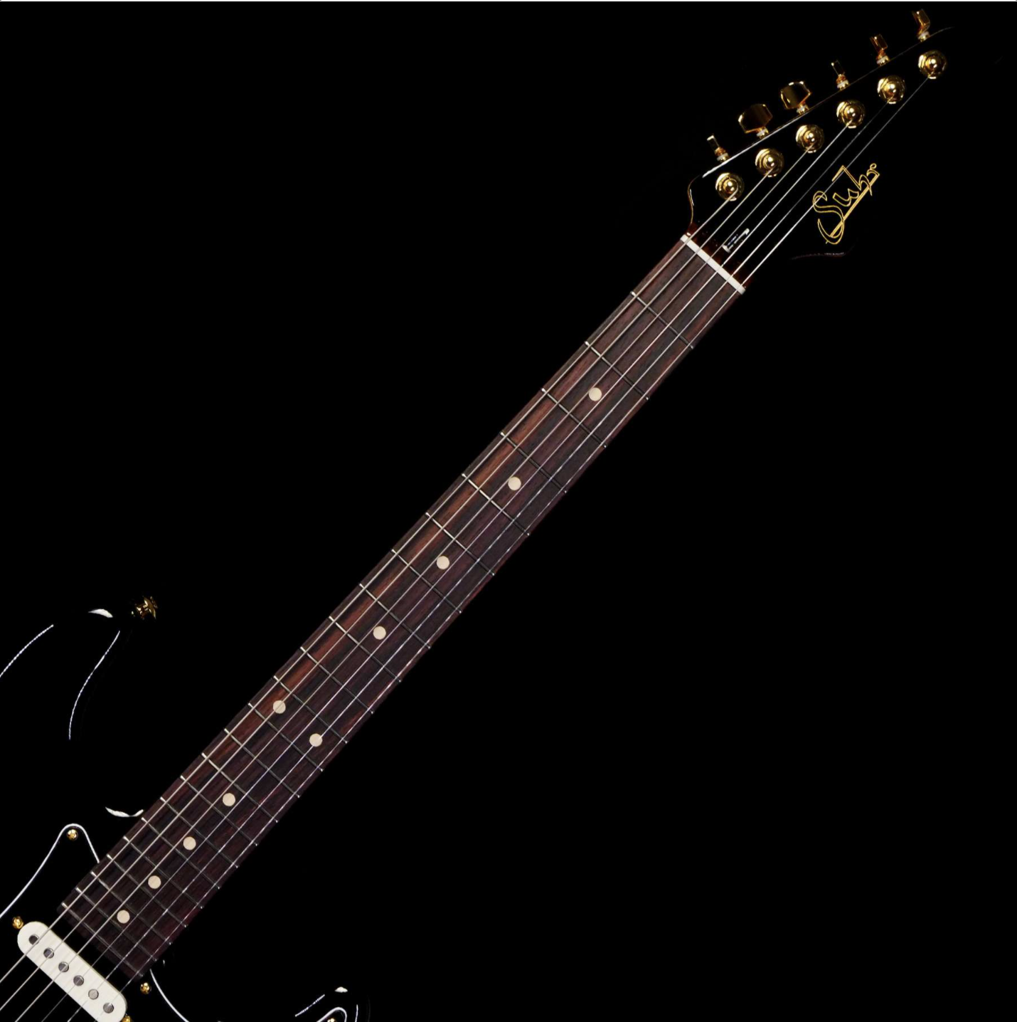SUHR CUSTOM CLASSIC S HSS ROSEWOOD FINGERBOARD MATCHING COLOR HEADSTOCK BLACK