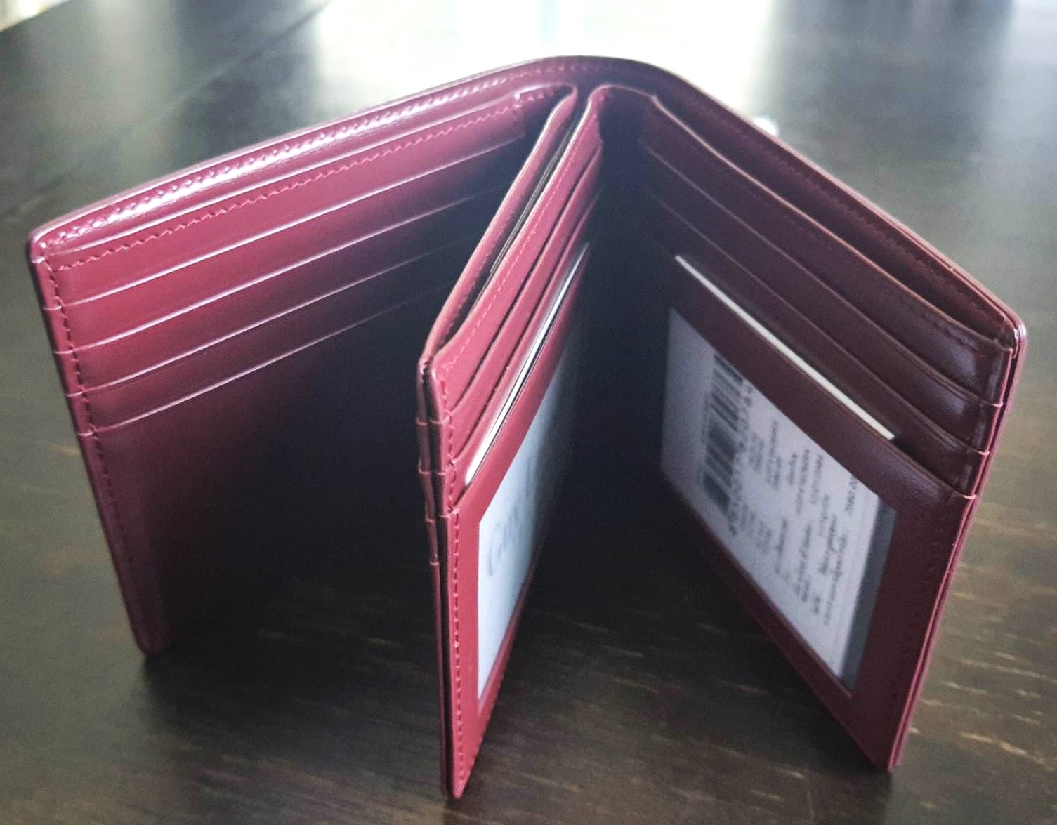 กระเป่าสตางค์ Guy Laroche น้ำตาลแดง ใหม่ แท้