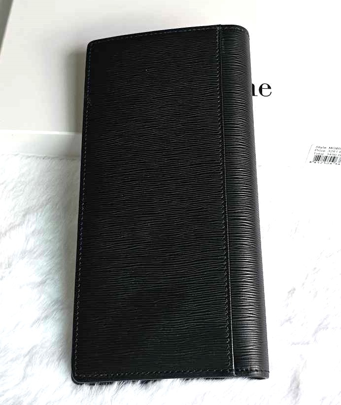 กระเป๋าสตางค์ Guy Laroche ดำสลิม ใหม่ แท้