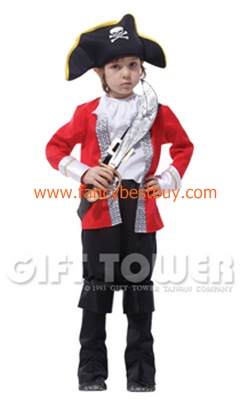 ชุดแฟนซีเด็กโจรสลัด Captain Hook Pirate มี ขนาด XL