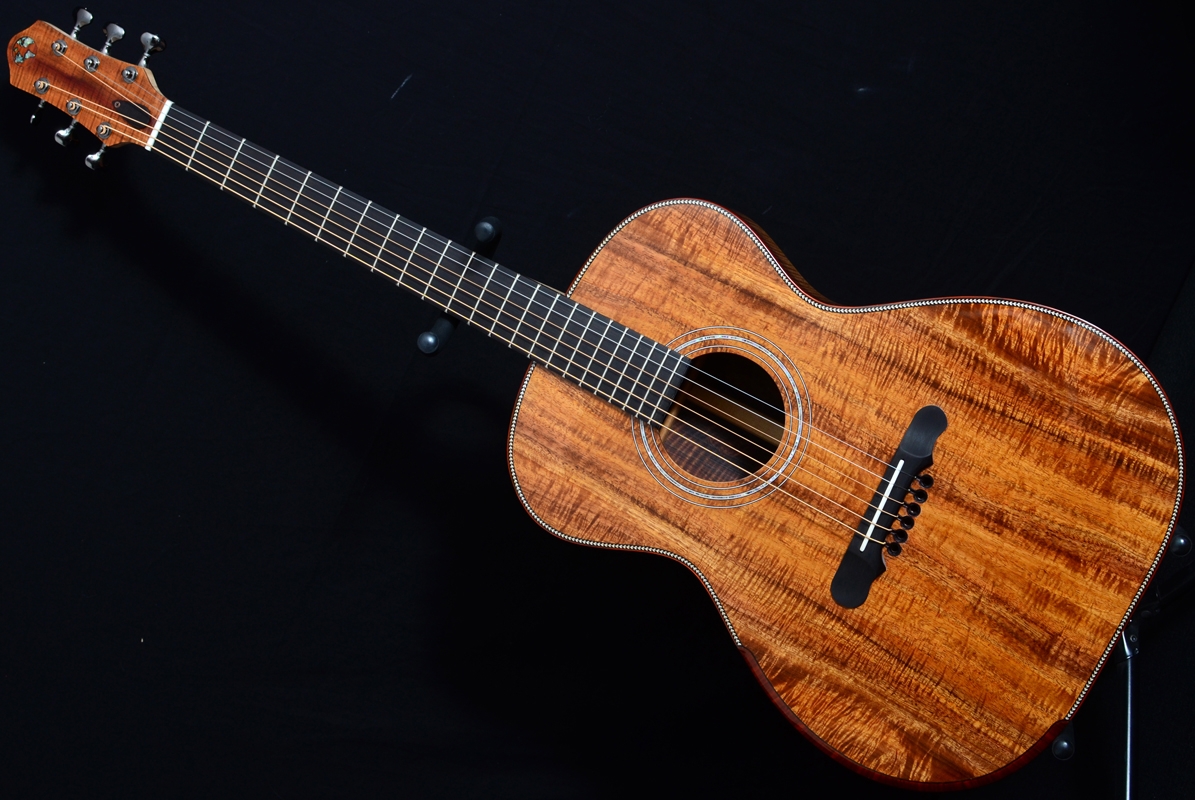 K Michael Clark Ria OM Koa Acoustic Guitar