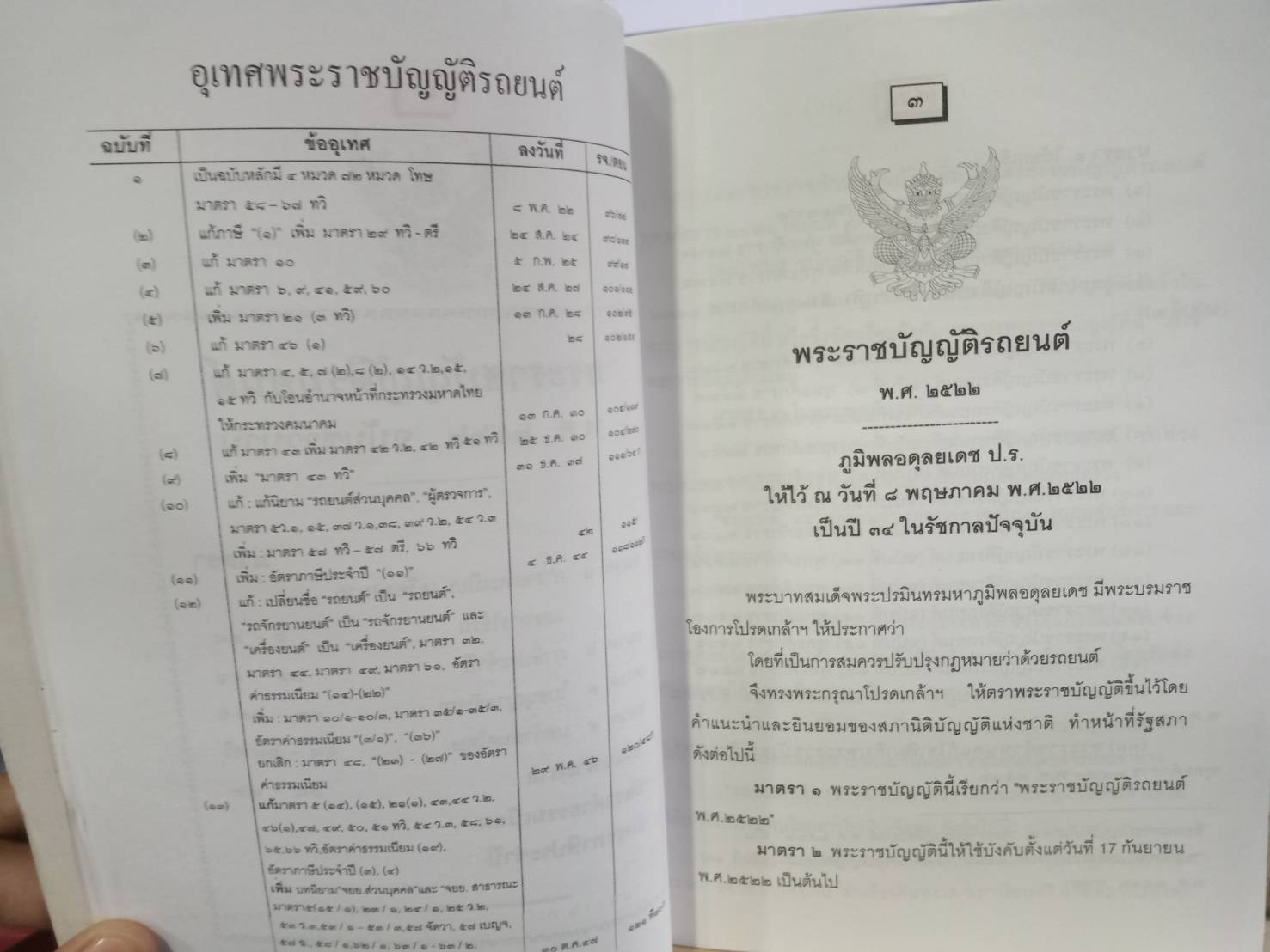 พระราชบัญญัติรถยนต์ ฉบับช่าวบ้าน