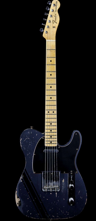 2020 NAMM FENDER CUSTOM SHOP DENNIS GALUSZKA MASTERBUILT 1967 TELECASTER CUSTOM RELIC DARK LAKE PLACID BLUE W/ COMPETITION RACING STRIPE