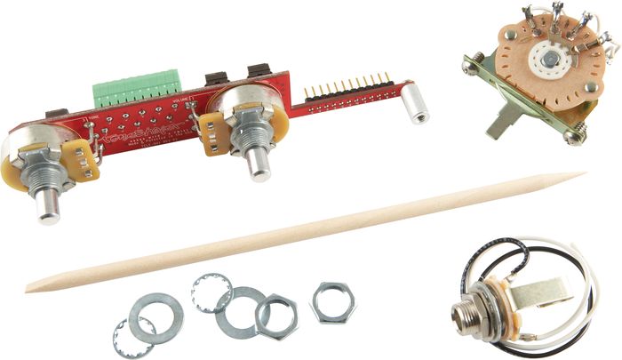 ToneShaper SW3C 3-Way Switch and Knobs for Telecaster with Two Single Coils