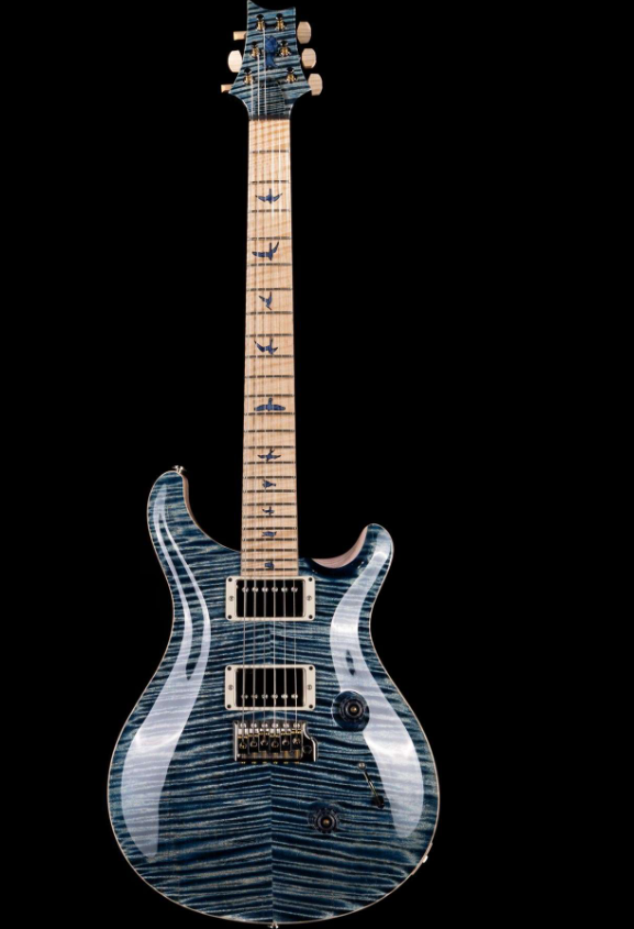 PRS Private Stock 9250 Custom 24 Flame Maple Neck Faded Whale Blue
