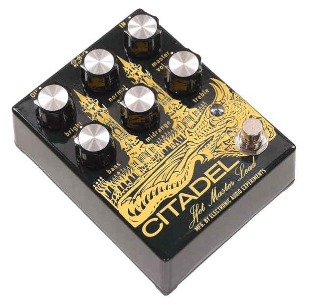 Electronic Audio Experiments Citadel Pre-Amp Style Overdrive Pedal British Racing Green