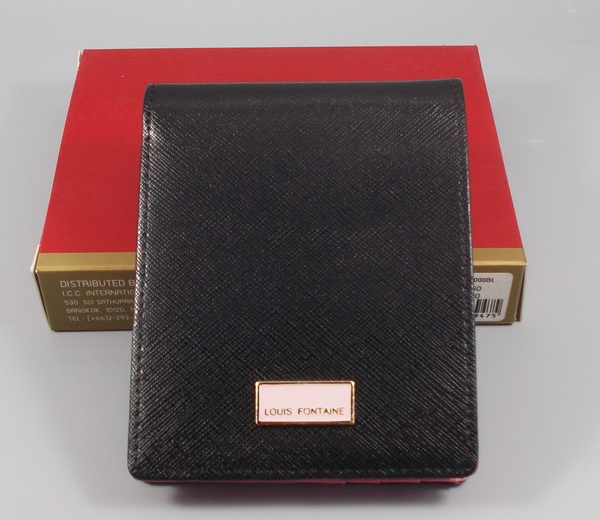 กระเป๋าสตางค์ LOUIS FONTAINE ดำ-ชมพู ใหม่ แท้
