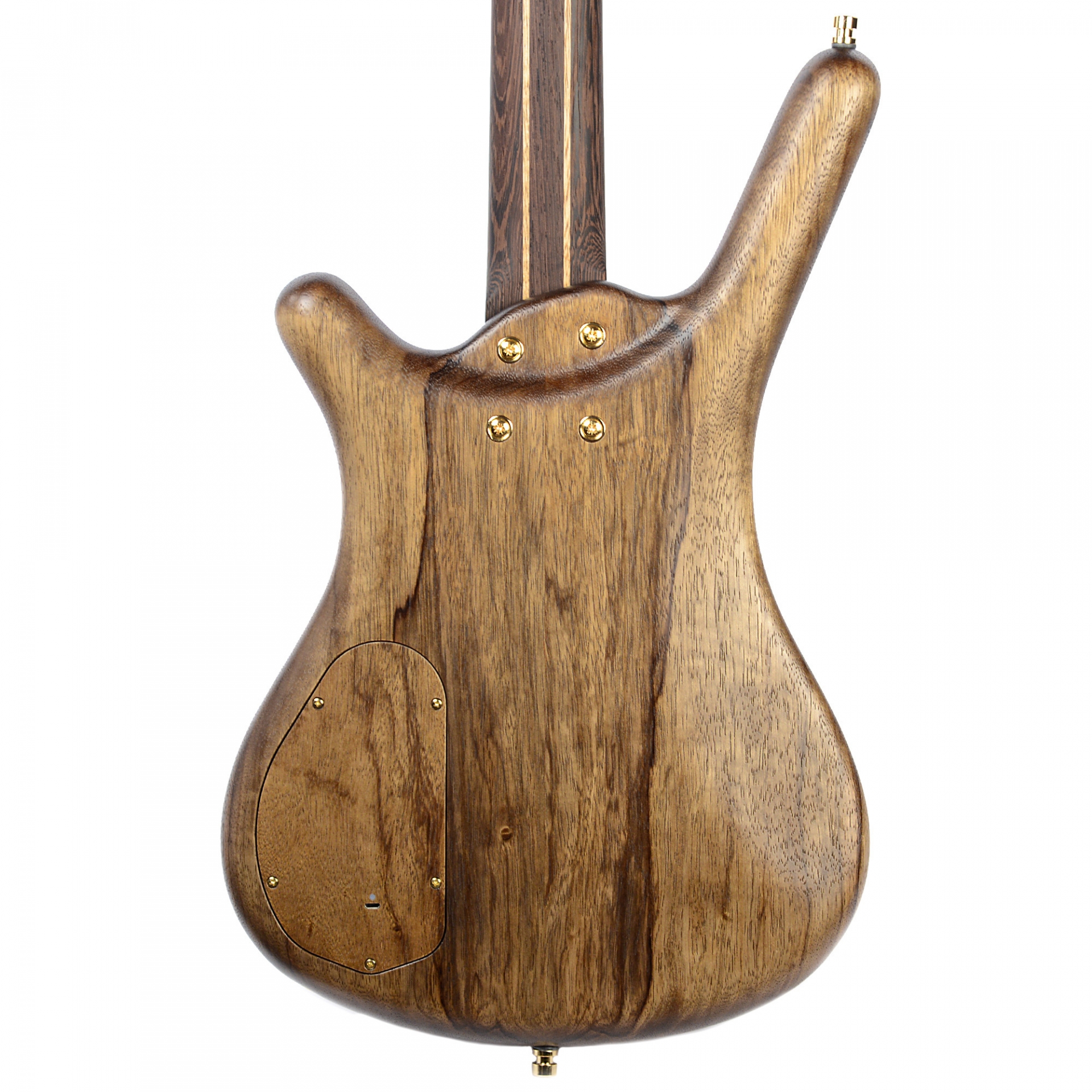 Warwick Masterbuilt/Custom Shop Corvette SS 4 LTD 2016 4-String Black Walnut Burl over Black Korina Natural Satin