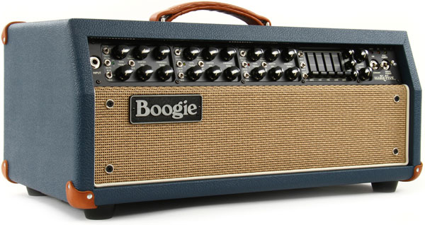 Mesa Boogie Mark V Custom Tube Amp Head - Blue Bronco with Tan Grille
