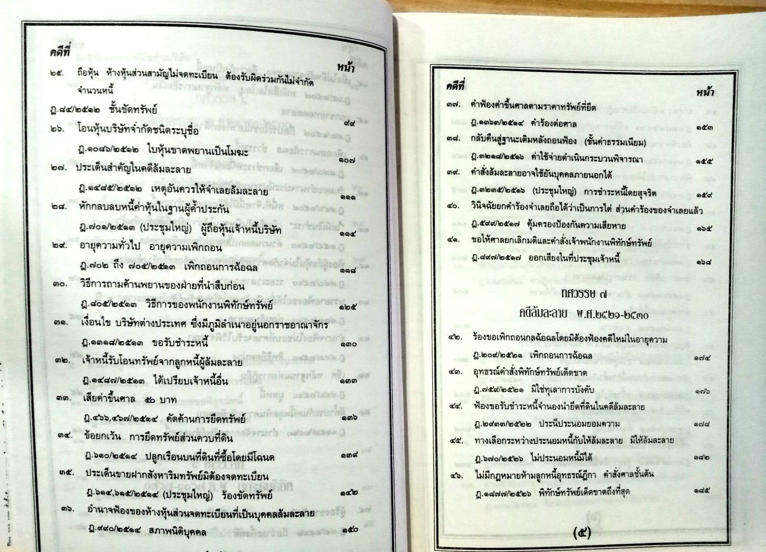 108 คดีล้มละลาย (ฉบับพ๊อกเก็ต)