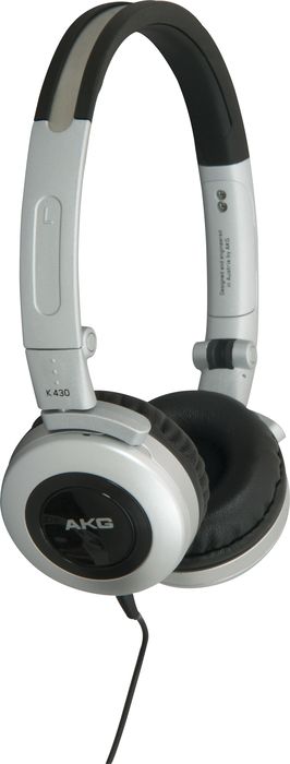 AKG K 430 Closed Back On-Ear Headphones Silver