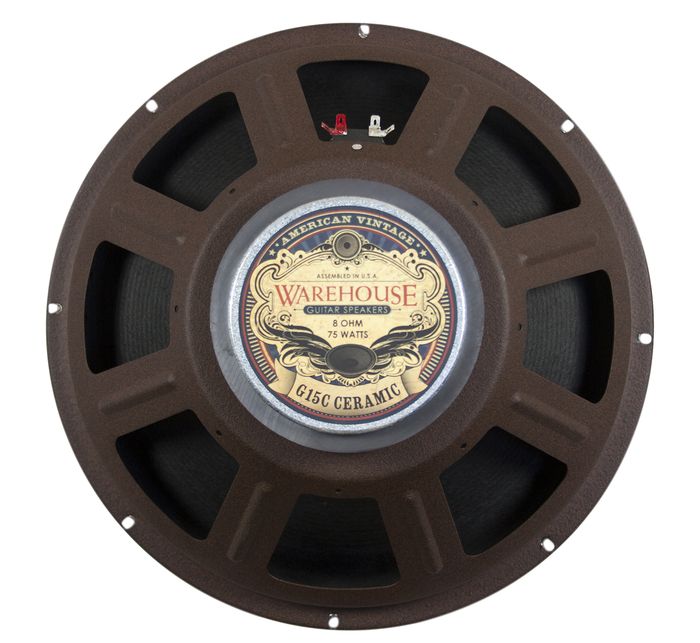 Warehouse Guitar Speakers G15C Ceramic 15" 75W American Vintage Guitar Speaker