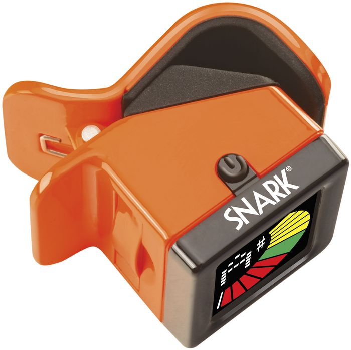 Snark Mini Guitar & Bass Clip-On Tuner Orange