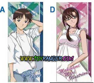 สติ๊กเกอร์ Evangelion Shinji & Mari (แท้)