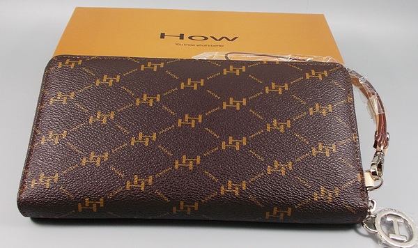 กระเป๋าสตางค์ HOW น้ำตาล ใหม่ แท้