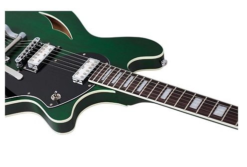 Schecter Guitar Research TSH-1B Semi-Hollow Body Electric Guitar