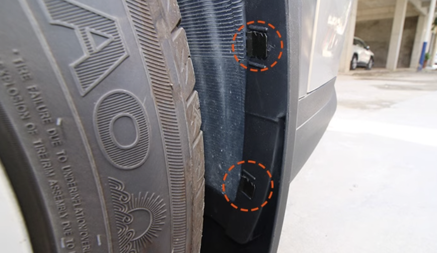 GAC Aion Y Plus 4 ชิ้นบังโคลนหน้าและยางหลังพลาสติกป้องกันน้ำกระเซ็นบังโคลนพร้อมสกรูยึดอุด